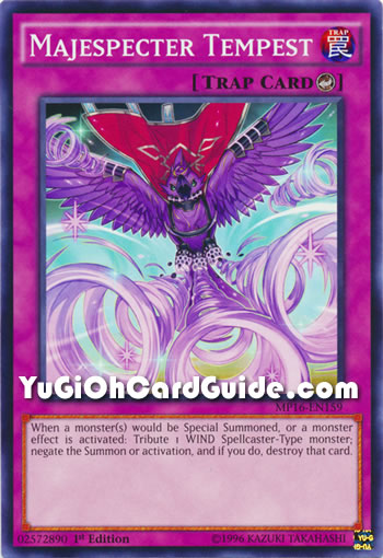 Yu-Gi-Oh Card: Majespecter Tempest