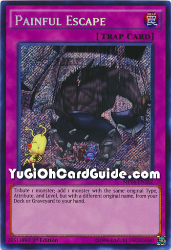 Yu-Gi-Oh Card: Painful Escape