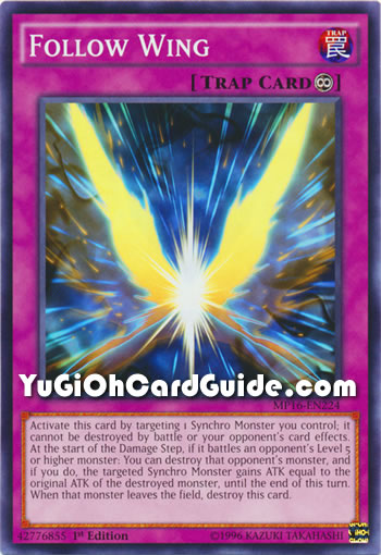 Yu-Gi-Oh Card: Follow Wing