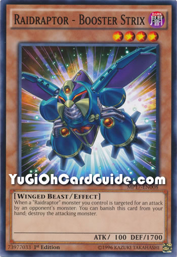 Yu-Gi-Oh Card: Raidraptor - Booster Strix