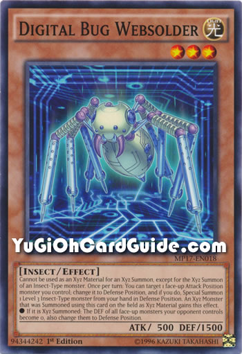 Yu-Gi-Oh Card: Digital Bug Websolder