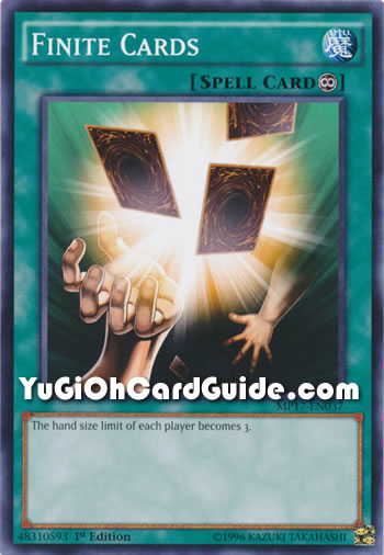 Yu-Gi-Oh Card: Finite Cards