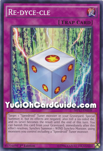 Yu-Gi-Oh Card: Re-dyce-cle