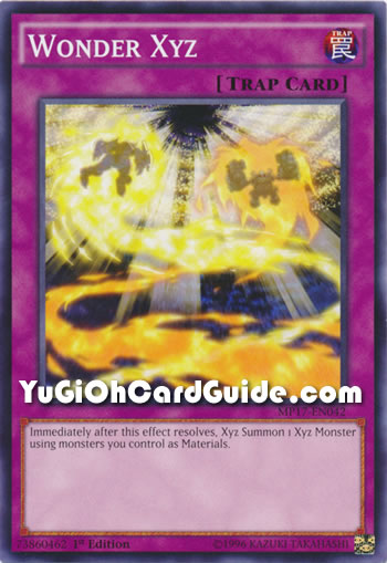 Yu-Gi-Oh Card: Wonder Xyz