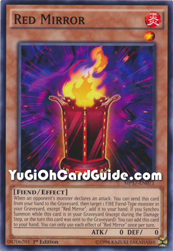 Yu-Gi-Oh Card: Red Mirror