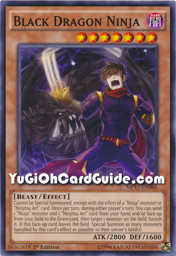 Yu-Gi-Oh Card: Black Dragon Ninja