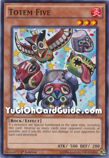 Yu-Gi-Oh Card: Totem Five