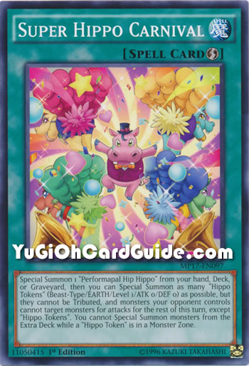 Yu-Gi-Oh Card: Super Hippo Carnival