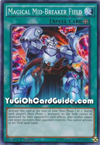 Yu-Gi-Oh Card: Magical Mid-Breaker Field