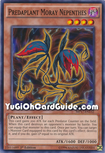 Yu-Gi-Oh Card: Predaplant Moray Nepenthes
