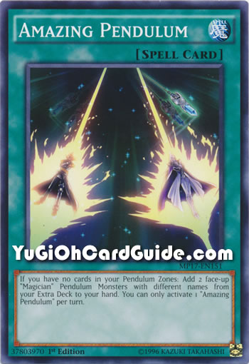 Yu-Gi-Oh Card: Amazing Pendulum
