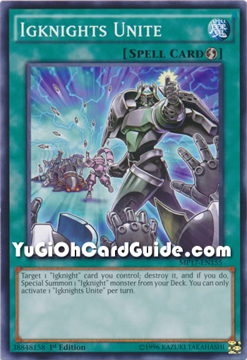 Yu-Gi-Oh Card: Igknights Unite