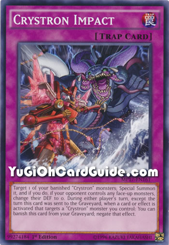 Yu-Gi-Oh Card: Crystron Impact