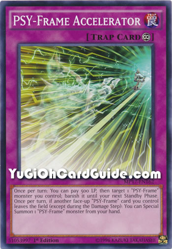 Yu-Gi-Oh Card: PSY-Frame Accelerator
