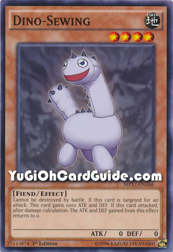 Yu-Gi-Oh Card: Dino-Sewing