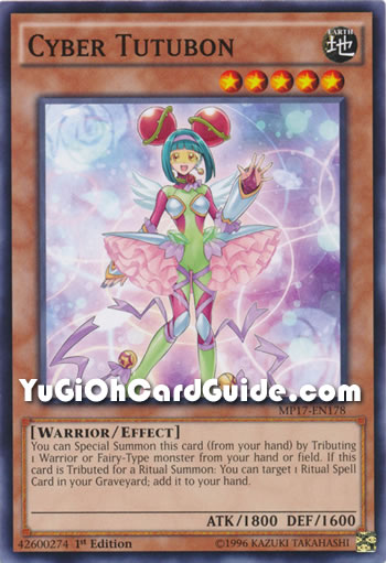 Yu-Gi-Oh Card: Cyber Tutubon