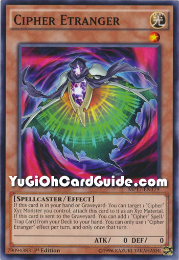Yu-Gi-Oh Card: Cipher Etranger