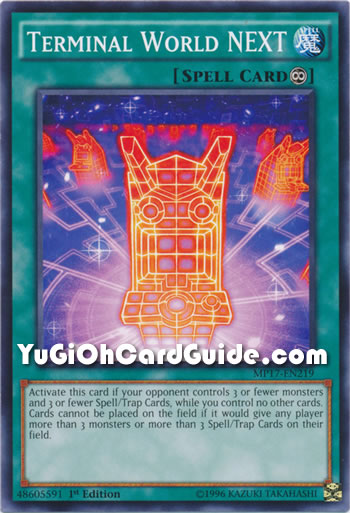 Yu-Gi-Oh Card: Terminal World NEXT