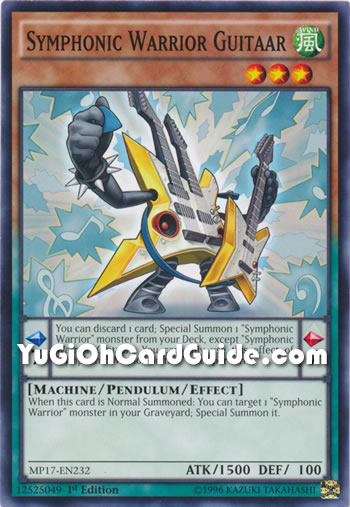 Yu-Gi-Oh Card: Symphonic Warrior Guitaar