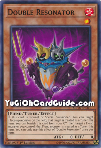 Yu-Gi-Oh Card: Double Resonator