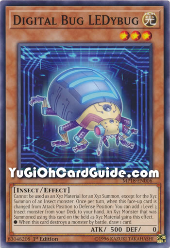 Yu-Gi-Oh Card: Digital Bug LEDybug
