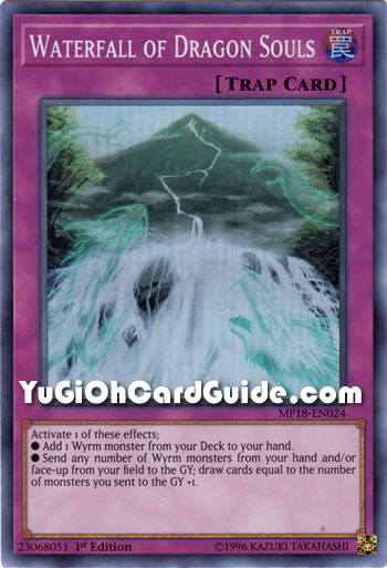 Yu-Gi-Oh Card: Waterfall of Dragon Souls
