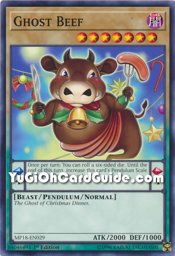 Yu-Gi-Oh Card: Ghost Beef