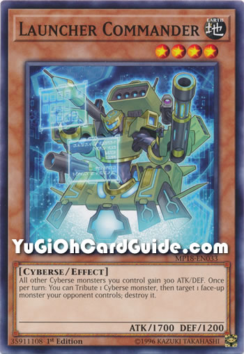 Yu-Gi-Oh Card: Launcher Commander