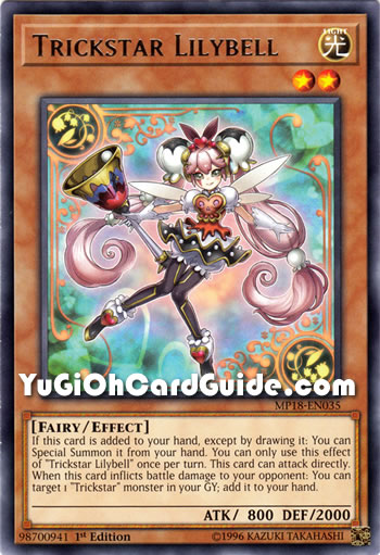 Yu-Gi-Oh Card: Trickstar Lilybell