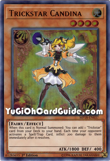 Yu-Gi-Oh Card: Trickstar Candina