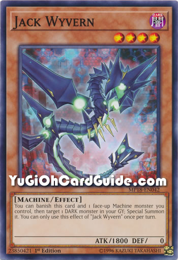 Yu-Gi-Oh Card: Jack Wyvern