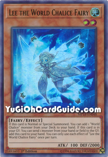 Yu-Gi-Oh Card: Lee the World Chalice Fairy