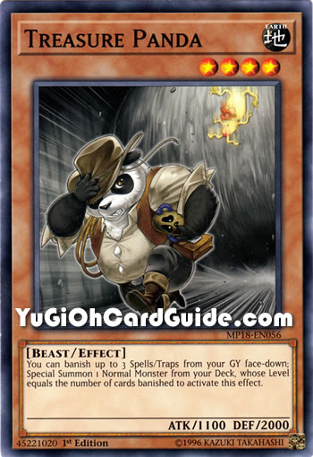 Yu-Gi-Oh Card: Treasure Panda