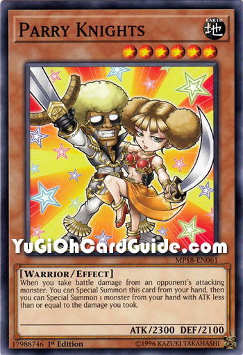 Yu-Gi-Oh Card: Parry Knights