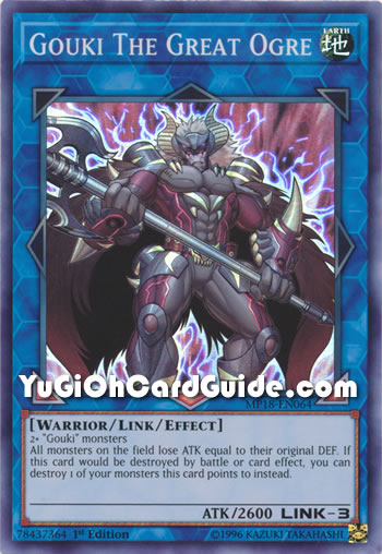 Yu-Gi-Oh Card: Gouki The Great Ogre