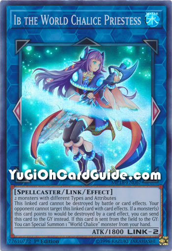Yu-Gi-Oh Card: Ib the World Chalice Priestess