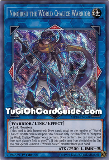 Yu-Gi-Oh Card: Ningirsu the World Chalice Warrior