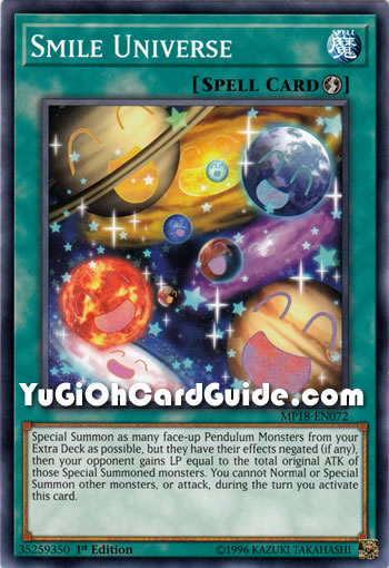 Yu-Gi-Oh Card: Smile Universe