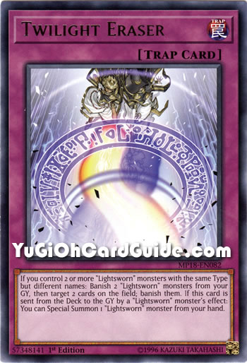 Yu-Gi-Oh Card: Twilight Eraser