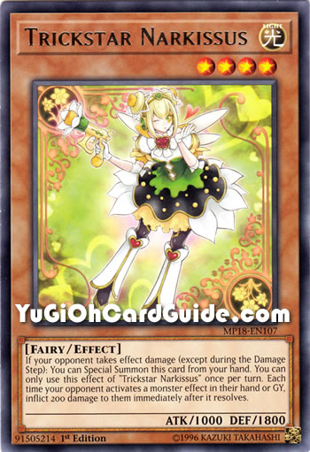Yu-Gi-Oh Card: Trickstar Narkissus