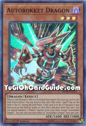 Exploderokket Dragon Yu-Gi-Oh! Autorokket Dragon