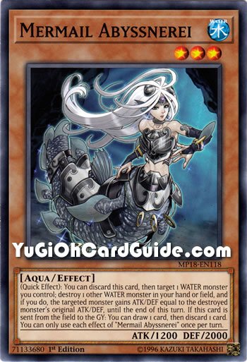 Yu-Gi-Oh Card: Mermail Abyssnerei