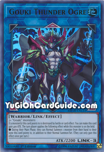 Yu-Gi-Oh Card: Gouki Thunder Ogre