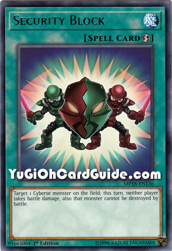 Yu-Gi-Oh Card: Security Block