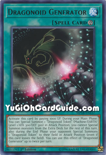 Yu-Gi-Oh Card: Dragonoid Generator