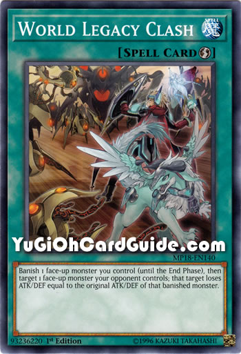 Yu-Gi-Oh Card: World Legacy Clash