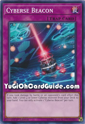 Yu-Gi-Oh Card: Cyberse Beacon