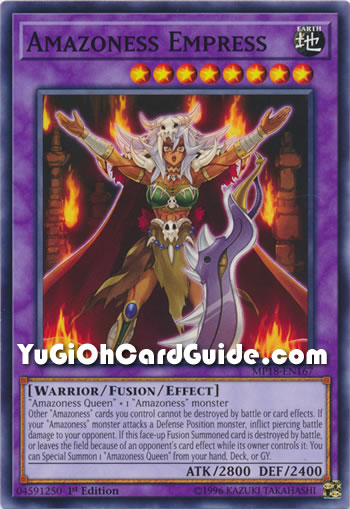 Yu-Gi-Oh Card: Amazoness Empress