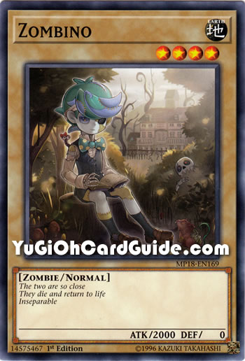 Yu-Gi-Oh Card: Zombino