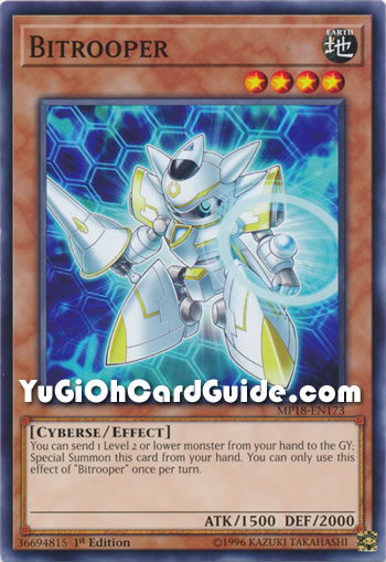 Yu-Gi-Oh Card: Bitrooper